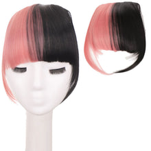 Load image into Gallery viewer, Synthetic Wig Bangs Natural Seamless Wig Piece Lengthened Sideburns Bangs High Temperature Silk Bangs Wig for Women

