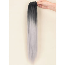 Load image into Gallery viewer, Mini Gripping Clip Ponytail Wig Gradient Long Straight Hair Natural Seamless Synthetic Ponytail Wig Hair Extensions for Women
