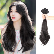 Load image into Gallery viewer, 3pcs Wig Pieces Natural Simulation Synthetic Wig Increase Hair Volume Fluffy Long Curly Hair Invisible Hair Extensions for Women
