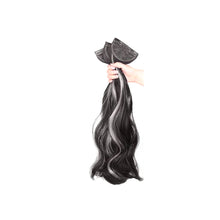Load image into Gallery viewer, 3pcs Wig Pieces Natural Simulation Synthetic Wig Highlight Dyeing Fluffy Long Curly Hair Invisible Hair Extensions for Women
