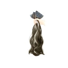Load image into Gallery viewer, 3pcs Wig Pieces Natural Simulation Synthetic Wig Highlight Dyeing Fluffy Long Curly Hair Invisible Hair Extensions for Women
