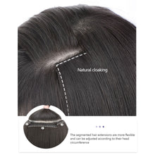 Load image into Gallery viewer, 3pcs Wig Pieces Natural Simulation Synthetic Wig Highlight Dyeing Fluffy Long Curly Hair Invisible Hair Extensions for Women

