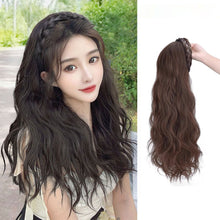 Load image into Gallery viewer, Headband Wig Fluffy Increase Hair Volume Long Curly Hair Synthetic Wig Natural Simulation Wig Pieces Hair Extensions for Women
