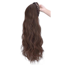 Load image into Gallery viewer, Headband Wig Fluffy Increase Hair Volume Long Curly Hair Synthetic Wig Natural Simulation Wig Pieces Hair Extensions for Women
