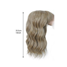 Load image into Gallery viewer, High Temperature Silk Wig Piece Air Bangs Ripple Short Curly Wig Piece Fluffy Increase Hair Volume Synthetic Wig
