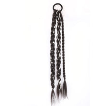 Load image into Gallery viewer, Pearl Braid Wig Synthetic Wig Hair Rope Braided Hair Long Ponytail Hair Extensions False Hair Piece for Women
