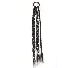 Load image into Gallery viewer, Pearl Braid Wig Synthetic Wig Hair Rope Braided Hair Long Ponytail Hair Extensions False Hair Piece for Women
