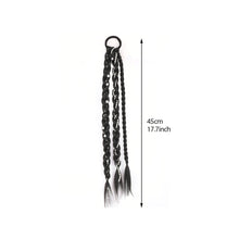 Load image into Gallery viewer, Pearl Braid Wig Synthetic Wig Hair Rope Braided Hair Long Ponytail Hair Extensions False Hair Piece for Women

