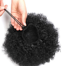 Load image into Gallery viewer, Elastic Drawstring Mesh Curly Wig Hair Extensions Bun Fluffy Updo Chignon Synthetic Wig Messy Bun for Women
