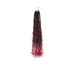 Load image into Gallery viewer, Gradient Crochet Wig Braids Natural Simulation Long Curly Hair 24inch Synthetic Hair Extensions for Women
