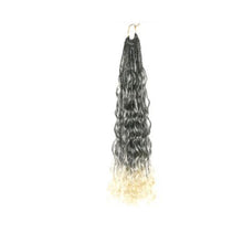 Load image into Gallery viewer, Gradient Crochet Wig Braids Natural Simulation Long Curly Hair 24inch Synthetic Hair Extensions for Women

