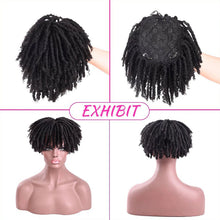 Load image into Gallery viewer, Messy Fluffy Short Curl Wig High-temperature Silk Synthetic Curly Dreadlocks Wig Increase Hair Volume False Hair Piece for Women
