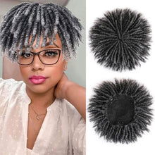 Load image into Gallery viewer, Messy Fluffy Short Curl Wig High-temperature Silk Synthetic Curly Dreadlocks Wig Increase Hair Volume False Hair Piece for Women
