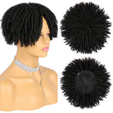 Load image into Gallery viewer, Messy Fluffy Short Curl Wig High-temperature Silk Synthetic Curly Dreadlocks Wig Increase Hair Volume False Hair Piece for Women
