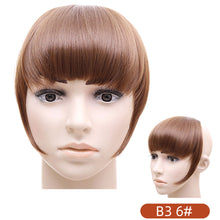 Load image into Gallery viewer, Qi Bangs with Sideburns Wig Slanted Bangs Center Parted Women's Bangs Wig Piece Girls Creative False Bangs Hair Extension
