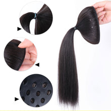 Load image into Gallery viewer, Head Fake Hair Circle High Skull Top Cushion False Hair Women Hair Extension Creative Pomelo Peel Wig Hair Band
