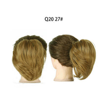 Load image into Gallery viewer, Wig Short Ponytail Naturally Flowing Fluffyhead Fluffy Half Ball Head Wig Loop False Hair Hair Band Curly Hair Contract
