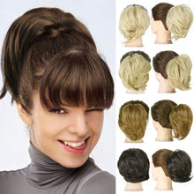 Load image into Gallery viewer, Wig Short Ponytail Naturally Flowing Fluffyhead Fluffy Half Ball Head Wig Loop False Hair Hair Band Curly Hair Contract
