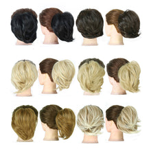 Load image into Gallery viewer, Wig Short Ponytail Naturally Flowing Fluffyhead Fluffy Half Ball Head Wig Loop False Hair Hair Band Curly Hair Contract
