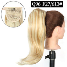 Load image into Gallery viewer, Women's Ponytail Wig with Strap Style Slightly Raised Multi-color Extension Wig Synthetic Hair Extension False Hair Piece
