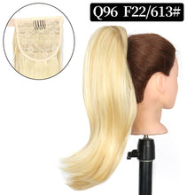 Load image into Gallery viewer, Women's Ponytail Wig with Strap Style Slightly Raised Multi-color Extension Wig Synthetic Hair Extension False Hair Piece
