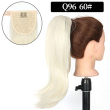 Load image into Gallery viewer, Women's Ponytail Wig with Strap Style Slightly Raised Multi-color Extension Wig Synthetic Hair Extension False Hair Piece
