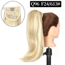 Load image into Gallery viewer, Women's Ponytail Wig with Strap Style Slightly Raised Multi-color Extension Wig Synthetic Hair Extension False Hair Piece
