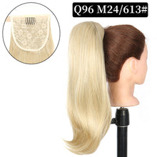 Load image into Gallery viewer, Women's Ponytail Wig with Strap Style Slightly Raised Multi-color Extension Wig Synthetic Hair Extension False Hair Piece
