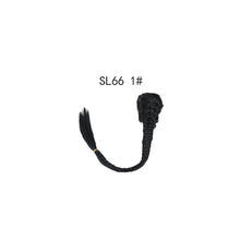 Load image into Gallery viewer, Long Straight Synthetic Hair Extension Fishbone Braided Fishtail Drawstring Ponytail Hair Blonde Wig for Women
