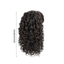 Load image into Gallery viewer, Women's Synthetic Ponytail Short Curly Hair Explosive Head Wig Spiral Curls Braiding Hair Stretched Loose Wave Wig

