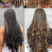 Load image into Gallery viewer, Synthetic Hair Spiral Curls Braiding Hair Curls Crochet Braids Hair Extensions for Women Stretched Loose Wave Hair Wig
