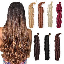 Load image into Gallery viewer, Synthetic Hair Spiral Curls Braiding Hair Curls Crochet Braids Hair Extensions for Women Stretched Loose Wave Hair Wig

