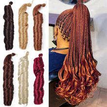 Load image into Gallery viewer, Synthetic Hair Spiral Curls Braiding Hair Curls Crochet Braids Hair Extensions for Women Stretched Loose Wave Hair Wig
