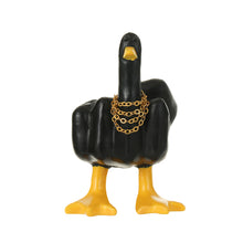 Load image into Gallery viewer, Car Interior Decoration Center Middle Finger Small Duck Sculpture Resin Duck Decorative Figurine Tabletop Duck Ornament for Home Garden Desk
