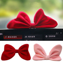 Load image into Gallery viewer, Car Interior Decoration Lovely Car Center Console Air Outlet Ornament Shoulder Protector Bow Tie Auto Accessories
