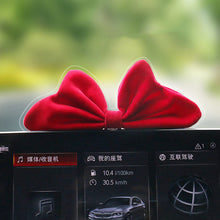 Load image into Gallery viewer, Car Interior Decoration Lovely Car Center Console Air Outlet Ornament Shoulder Protector Bow Tie Auto Accessories
