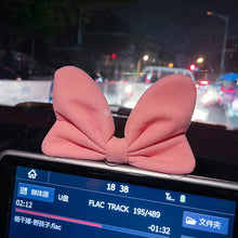 Load image into Gallery viewer, Car Interior Decoration Lovely Car Center Console Air Outlet Ornament Shoulder Protector Bow Tie Auto Accessories
