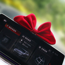 Load image into Gallery viewer, Car Interior Decoration Lovely Car Center Console Air Outlet Ornament Shoulder Protector Bow Tie Auto Accessories
