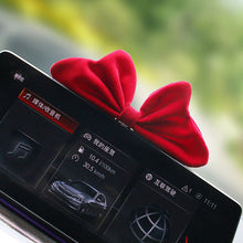 Load image into Gallery viewer, Car Interior Decoration Lovely Car Center Console Air Outlet Ornament Shoulder Protector Bow Tie Auto Accessories
