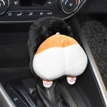 Load image into Gallery viewer, Cute Car Gear Head Shift Collars Shift Knob Grips Cover Shift Lever Plush Sleeve Decoration Cover Accessories
