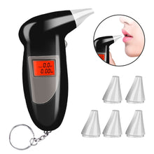 Load image into Gallery viewer, Portable Digital Breath Tester Professional Car Alcohol Breath Tester Breathalyzer Alcohol Detector Lcd Detector Backlight Light
