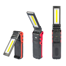 Load image into Gallery viewer, Car Repair COB LED Work Light Dimmable USB Rechargeable LED Flashlight Inspection Lamp With Magnetic Hook Power Bank Torch
