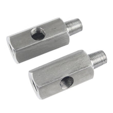 Load image into Gallery viewer, Stainless Steel Side Holes 1/8"NPT Female To 1/4NPT Oil Pressure Sensor Connector Feed Line Gauge Tee Adapter
