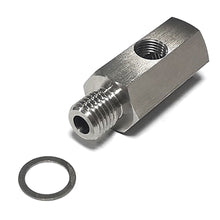 Load image into Gallery viewer, Stainless Steel 1/8"NPT Female To M12 Car Oil Pressure Sensor Connector Joint to NPT Tee Adapter Turbo Accessories Adapter
