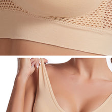 Load image into Gallery viewer, Seamless Mesh Women Sports Bras Fitness Gym Running Underwear Shockproof Bra Breathable without Underwire Bralette 6XL Plus Size Crop Top Yoga Bra S-6XL
