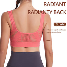 Load image into Gallery viewer, Seamless Mesh Women Sports Bras Fitness Gym Running Underwear Shockproof Bra Breathable without Underwire Bralette 6XL Plus Size Crop Top Yoga Bra S-6XL

