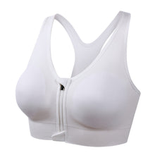 Load image into Gallery viewer, Front Zipper Seamless Sports Women's Bra Sexy Underwear Adjustable Strap S-4XL Running Gym Fitness Brassiere Shockproof Breathable without Underwire Bralette
