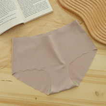 Load image into Gallery viewer, Ice Silk Seamless Candy Plain Fashion Girls Underwear Panties Breathable Briefs For Ladies Snug Comfortable Pure Color Middle Waist underpants Women Clothing
