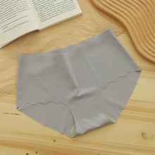 Load image into Gallery viewer, Ice Silk Seamless Candy Plain Fashion Girls Underwear Panties Breathable Briefs For Ladies Snug Comfortable Pure Color Middle Waist underpants Women Clothing
