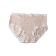 Load image into Gallery viewer, French Floral Underwear Jacquard Pure Cotton Lingerie Sweet Medium Waist Panties Briefs for Women Lady Cute Triangular Pants Girls Student
